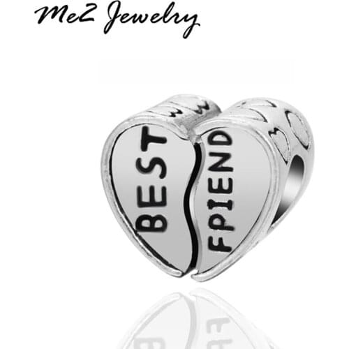 New Arrival 1PC European Silver wing heart Bead Charms Fits Diy Bracelet Jewelry free shipping