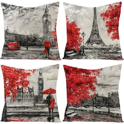 Polyester Linen Pillow Cushion Cover Home Decoration Sofa Car Cushion Covers Throw Pillows 45x45cm подушка cojines decorativos