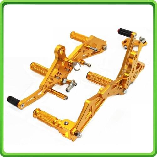 Grom 125 Full Set of Rear set rearsets footrests foot pegs For Honda grom MSX 125 2013-2018 Includes Extension For Passing Gold