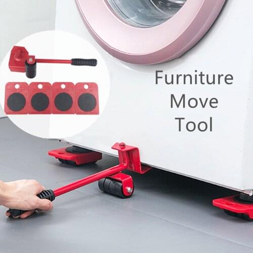 Furniture Appliances Mover Glider Heavy Duty Lifter Durable Slider Rearranging Roller Logistics Helper Tool Set Safe AA