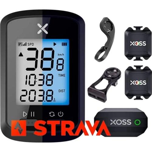 Smart Bike Computer GPS XOSS G+ Wireless Cycling Speedometer Ant+ Bluetooth Bicycle Speed Cadence Sensor Bycicle Odometer Strava