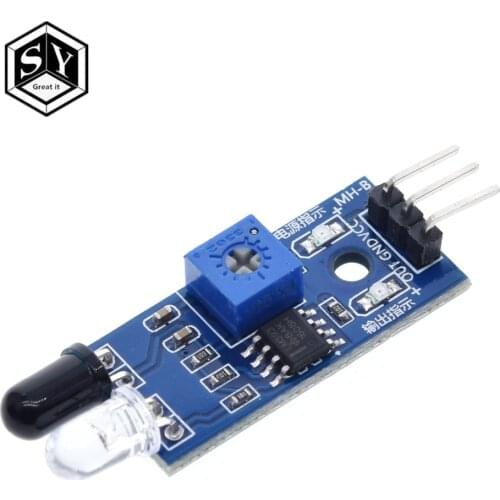 Great it 1PCS IR Infrared Obstacle Avoidance Sensor Module for Arduino Smart Car Robot 3-wire Reflective Photoelectric New
