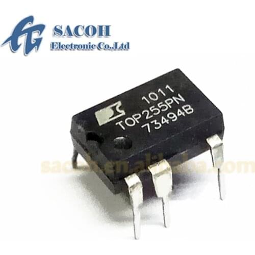 10PCS/lot New OriginaI TOP255PN TOP255P or TOP255GN or TOP255MN TOP255 DIP-7 Integrated Off-line Switcher