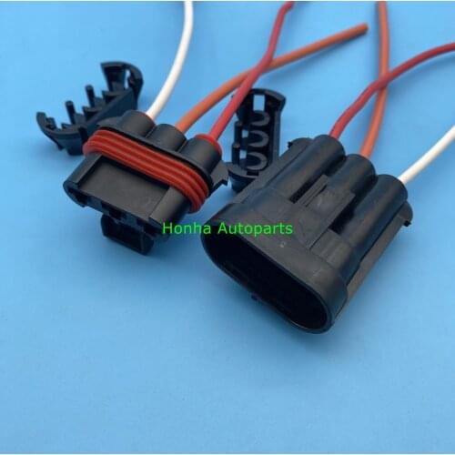 5/10/20/50 pcs 3 pin Metri-Pack 630 Sealed male and female Connector Assembly 12124685 12124686 wire harness