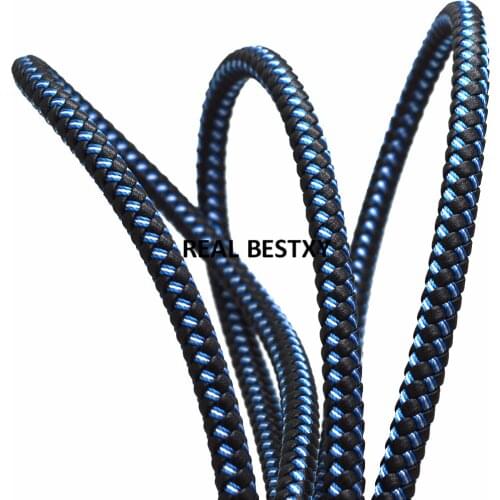 5m/lot approx 8mm braid leather Beading Cord Beading Wire Handcraft Accessory for bracelet & necklace leather strands diy jewel