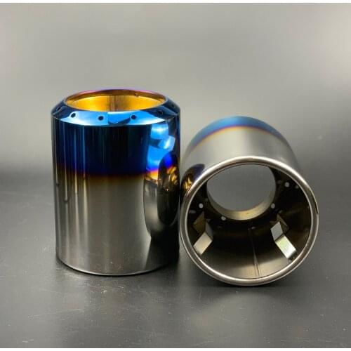 New High Quality Stainless Steel Car Automobile Exhaust Tip Tail Pipe Muffler For Mazda 3 Axela sedan / Mazda 3 Car Styling