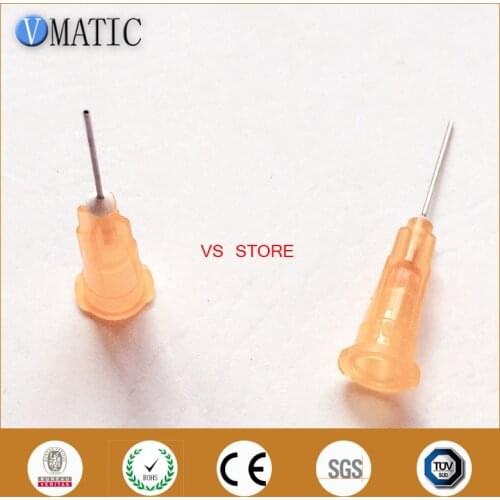 Free Shipping Non Sterilized 25G Dispense Needle Tips Dispensing Syringe Needle 1/2 Inch