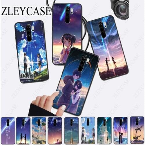 Kiminonawa Your Name black Cell Phone Case for redmi note8pro note7 note5 note6pro 7 7A 8 8A Note8T note9s note9pro Cover