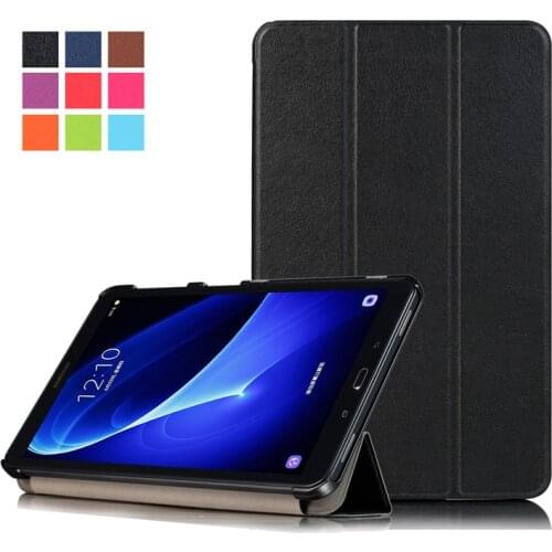 For Samsung Galaxy Tab A 10.1 SM-T580 SM-T585 Case Folding Stand Magnetic Tablet Cover for Samsung Galaxy Tab A 6 A6 2016 Case