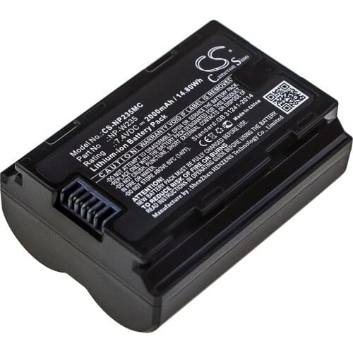 CS 2000mAh / 14.80Wh battery for Fujifilm X-T4 NP-W235