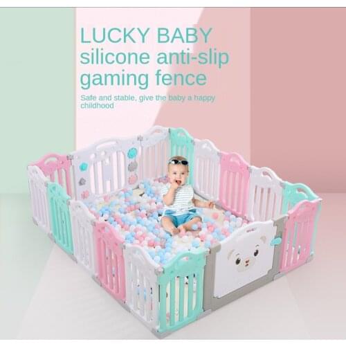 Baby Playpen Fence Indoor Palyground Park Kids Safe Guardrail Baby Game Crawling Fence Baby Play Yard 10-18 pieces/set