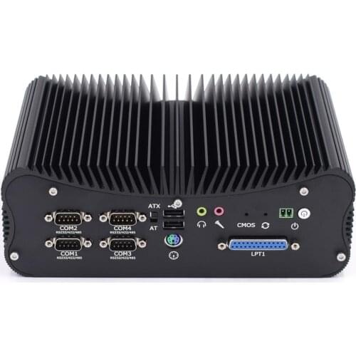 HYSTOU gamer industrial MINI PC GPIO Desktop PC Intel Core I5 10210U I7 10510U DDR4 LPT computers WIFI bluetooth