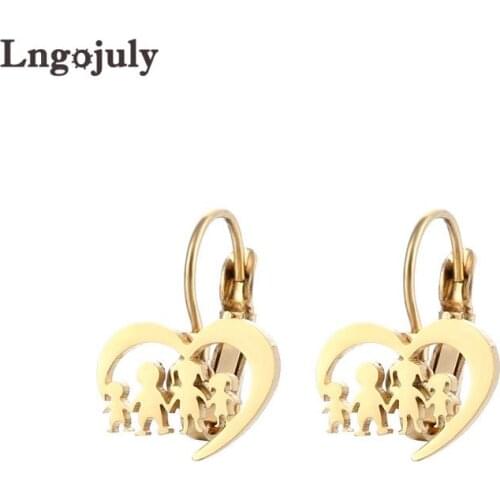 Женские золотые серьги Lngojuly China At AliExpress