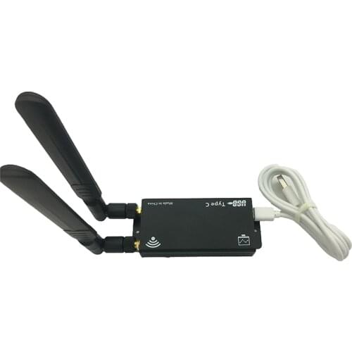 MINI PCIE Adapter with enclosure WIFI Adapter with Antenna for all Mini pcie modem as SIM7100E/ME909S-120/EC25-E/MC7455/MC7430