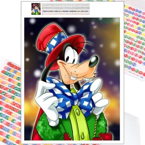 5D DIY Diamond Painting Full Square Round Dog Animal Children Disney Embroidery Complete Kit Mosaic Cartoon Cross Stitch Manual