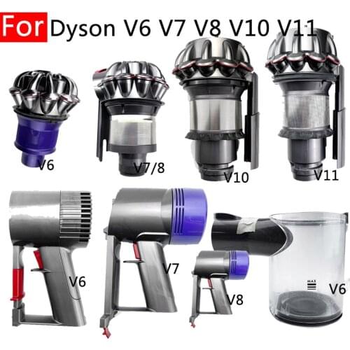 For Dyson V6 V7 V8 V10 V11 Vacuum Cleaner Attachment Replacement Cyclone Dust Cup Motor Body Front Rear Hepa Filter Core old