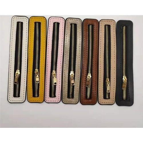 Invisible Waterproof Zipper Double Head Open-End Zip DIY Woven Bag Hardware PU Leather Accessories Woven Bag Zipper Accessory