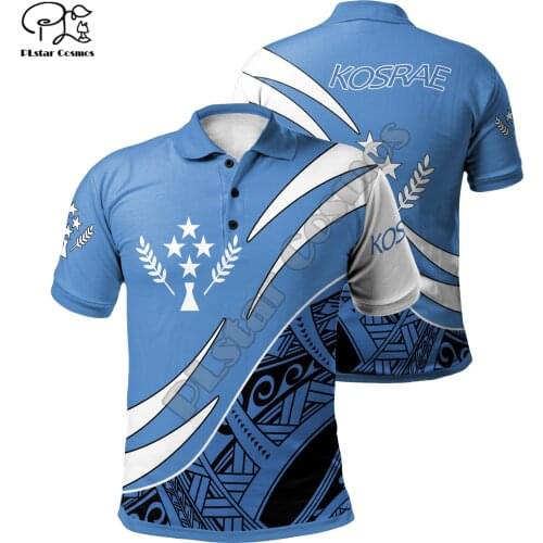 PLstar Cosmos 2021 Kosrae Polynesian Hibiscus Polo Shirts Fashion 3D Print Harajuku Short Sleeve T-Shirts Dropshipping Style-11