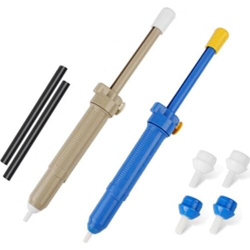 Plastic Anual Solder Sucker Pen Desoldering Pump Tool Removal Device Vacuum Soldering Iron Desolder Hand Welding Tools