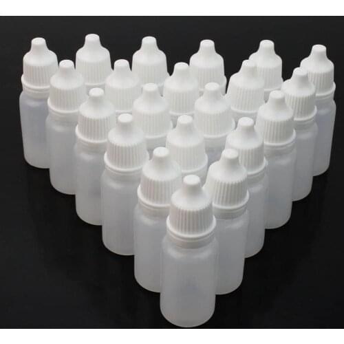 10 Pieces 30 Ml Empty Plastic Dropper Bottles Easy Drops Bottles Eye Carry Paint Container Light Essence To For Solvents Oi C9N0