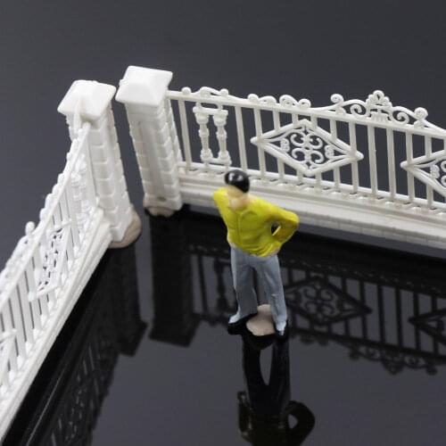44.88" DETACHABLE FENCES for Model Train Railway 3x23cm model train 1:87 ho scale GY43087 railway modeling