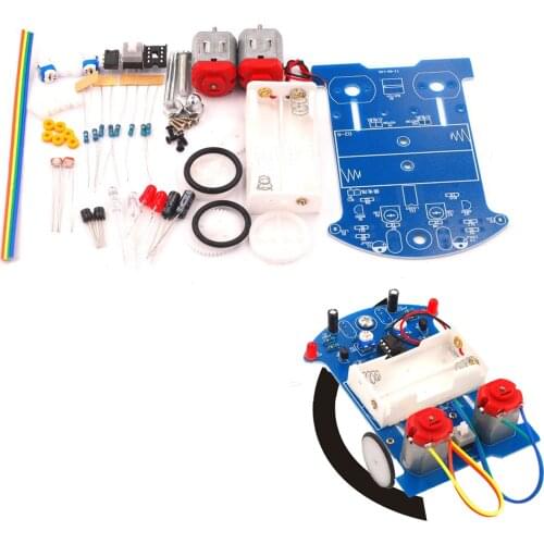 Practice Soldering Learning Electronics Kit Smart Car Soldering Project Kits Line Following Robot Kids DIY Electronics Education