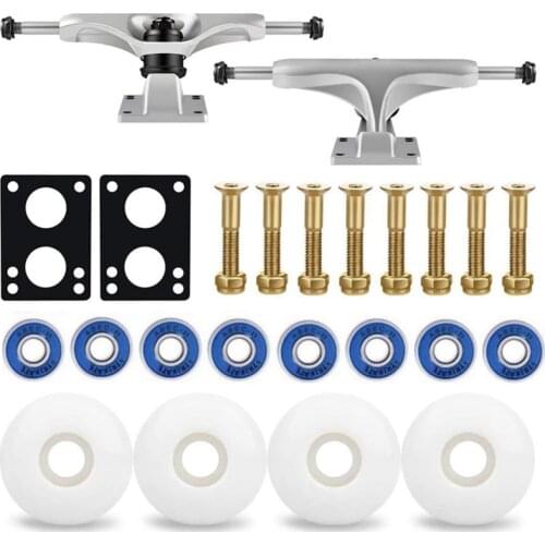 52mm Skateboard Wheel,5.0 Skateboard Truck,ABEC-11 Skateboard Bearing,Skateboard Riser Pad,Skateboard Accessories