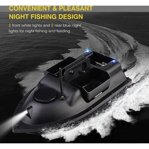 V18 GPS GPS Smart Automatic Return Fishing Finder Boat 500M Wireless Remote Control Fixed Speed Bait Boat Toy 3 Bait Containers