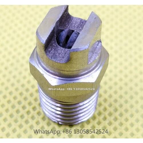 Washjet High Impact Standard Angle Flat Spray Nozzle Stem Jet Cleaners MEG-SSTC High Pressure Flat Fan Nozzle