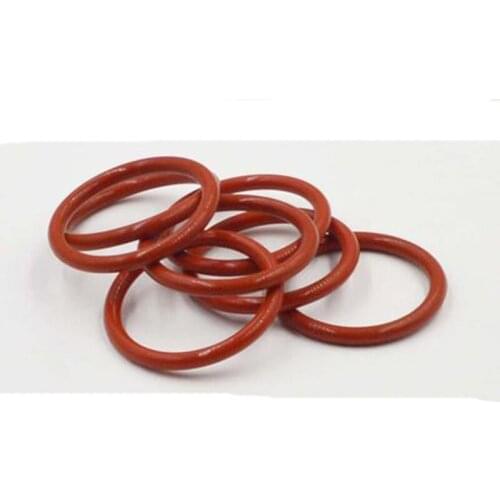 1pcs 8.6mm Wire diameter Red silicone waterproof ring Seal O-ring High temperature resistance 215mm-250mm Outer diameter