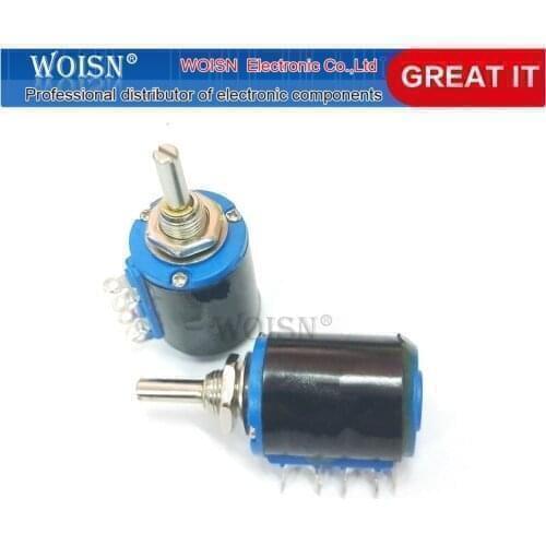 2PCS WXD3-13-2W 3.3K ohm 3K3 WXD3-13 2W Rotary side Rotary Multiturn Wirewound Potentiometer In Stock