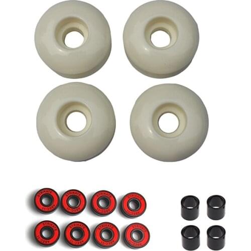 4Pcs/Set Skateboard Longboard Wheels 52mm SHR102A Road Skate Action Motion Wheels with 8Pcs Bearing 4Pcs Spacers