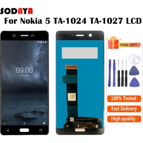 5.2'' For Nokia 5 TA-1024 TA-1027 TA-1044 TA-1053 LCD Display with Touch Screen Digitizer Assembly