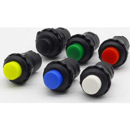 5pcs Self-duplicating small reset button switch 12MM self-locking key switch