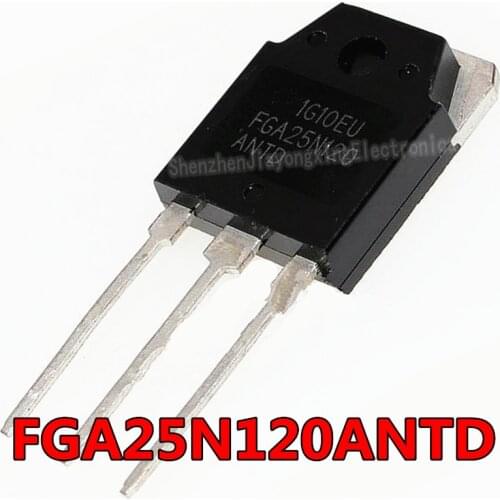 5pcs FGA25N120ANTD TO-3P FGA25N120 1200V 50A TO3P 25N120