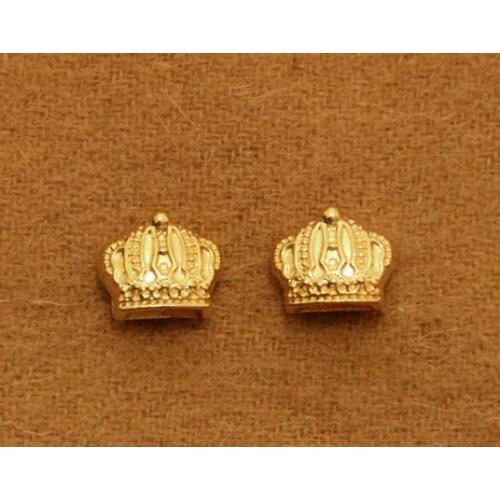 Free shipping 30pcs/lot accessories fashion gold metal stereo bell rope buttons diy