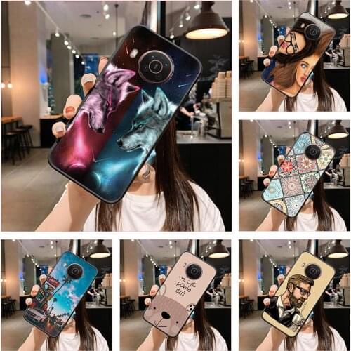 Cover Gift Phone Case For Nokia X20/X10 Anti-knock For Boy Silicone Original Black Case