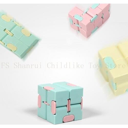 Toy Magic-Cube anti stress infinity cube Excellent ABS Cubic Puzzle Stress Reliever Autism Toys Relax Toy For Adults Or Children
