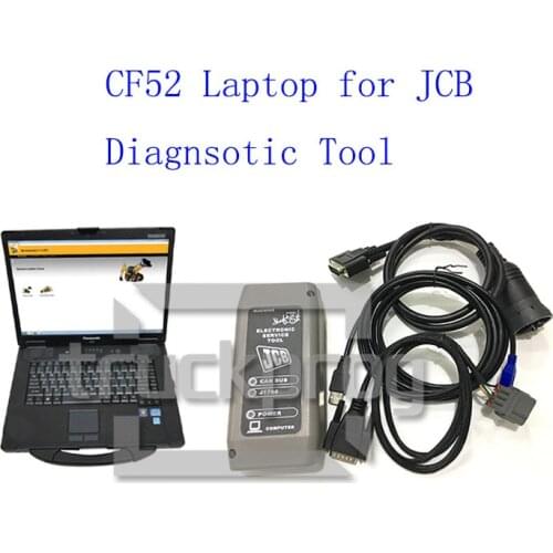 For JCB Diagnsotic Tool with CF52 Laptop Agricultural Excavator Diagnostic TOOL for JCB servicemaster Service parts pro SPP