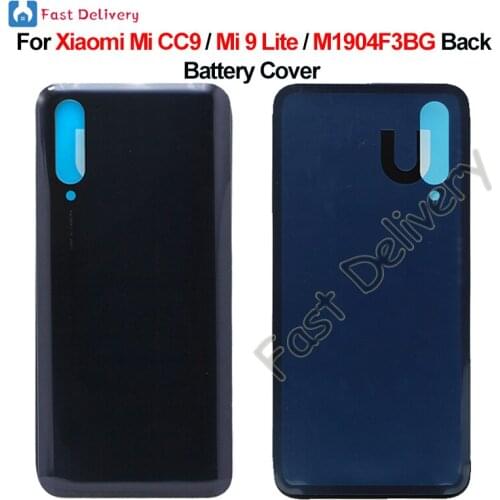 For Xiaomi Mi CC9 Mi 9 Lite Back Battery Cover Rear Door Case Housing For Xiaomi M1904F3BG Cover housing Replacement Accessory