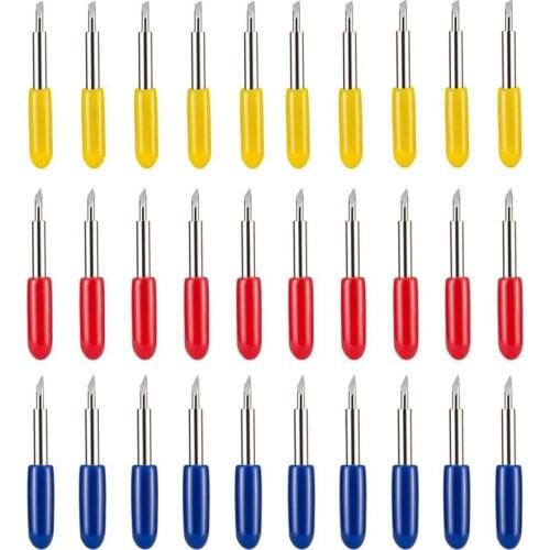 For Roland Cutting Plotter Blade High Hardness Tungsten Carbide Vinyl Cutter Knife Blade Machine Tool 30/45/60 Degree