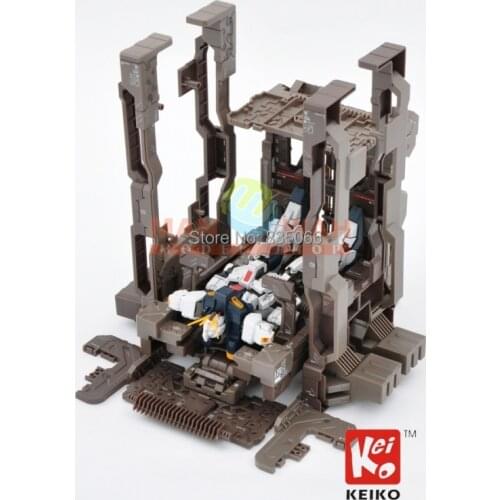KEIKO ActionBase Gundam scenario building Mechanical chain base Kerb rack system display stand robot action figure toys