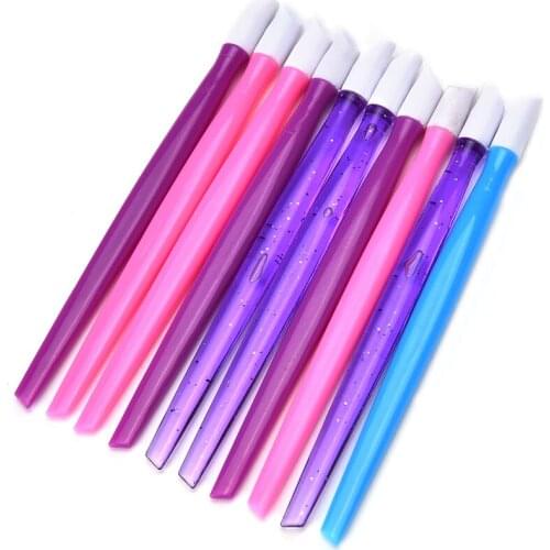 Cuticle Pusher Tools New 10Pcs/lot Women Nail Art Wrap Applications Hoof Stick Foils Nail Stickers For Nail Beauty