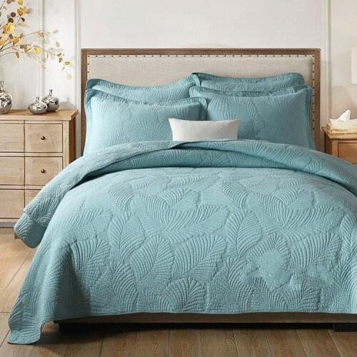 High-grade Cotton Quilt Sets Double Bed Cover Three-piece Set To Increase The Bedspreadr Bedding King Full Bedspread Queen