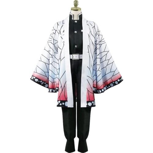 Anime Demon Slayer Kimetsu No Yaiba Cosplay Costume Kamado Tanjirou Agatsuma Zenitsu Tomioka Giyuu Kochou Cosplay Costume