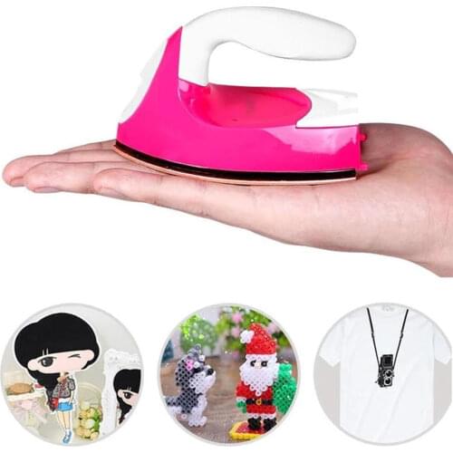 MEXI Portable Mini Electric Irons DIY Craft Hot Pink Mini New Electric Irons Clothing ironing machine