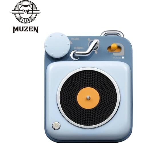 MUZEN Button Bluetooth Speaker Cotton Candy Mini Portable Wireless Small Audio Vintage Gift for Birthday and Holiday For Girl