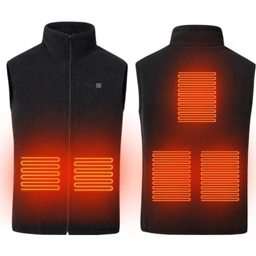 Men Women Heated Sweaters Winter Autumn Thickened Coats Vest Jackets Fleece Coats Heating Cashmere Hunt Fashion Slim Furry Coat