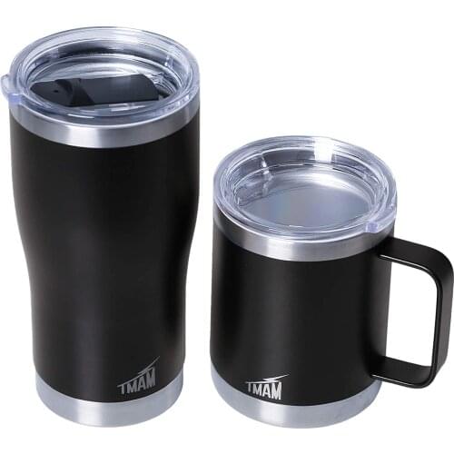 Coffee Mug Tumbler Set Lid