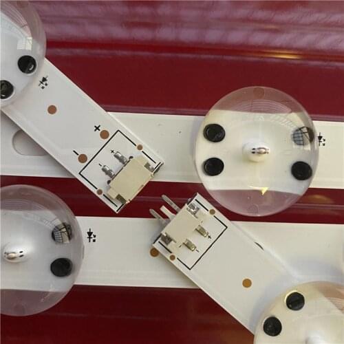 New Kit 4 PCS LED strip For LG 49UV340C 49UJ6565 49UJ670V V17 49 R1 L1 ART3 2862 2863 6916L-2862A 6916L-2863A